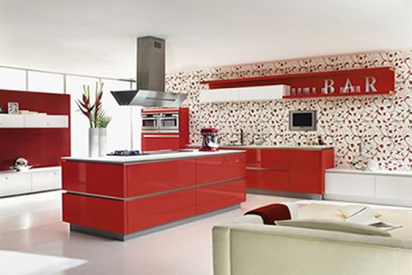 High Glossy Kitchen Cabinet