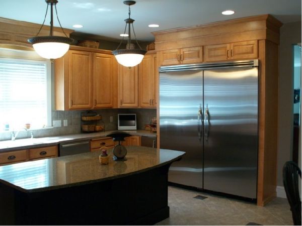 Wood Storage Kitchen Cabinet