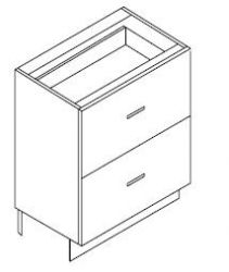 Two Drawers Base
