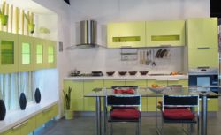 Lacquered Kitchen Cabinet