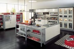 Lacquered Kitchen Cabinet