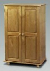 Short Pine Wardrobe