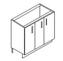 3 Door Base Cabinets